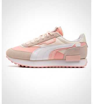 Zapatillas Puma Future Rider Soft white rose para mujer